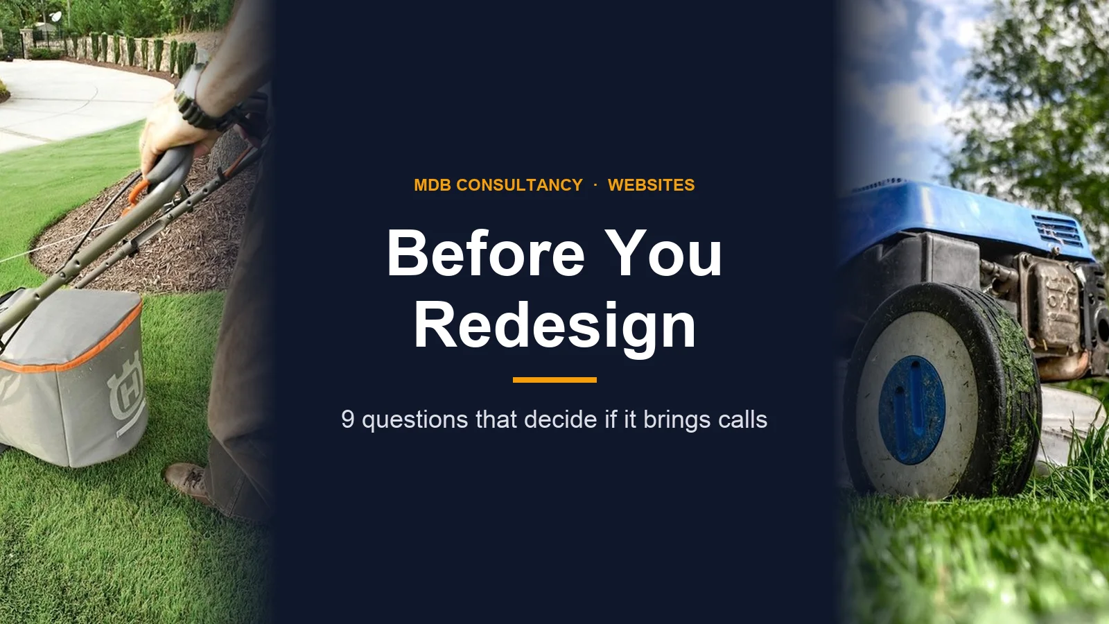 Before You Redesign: 9 Questions That Decide If a Site Brings Calls: featured image